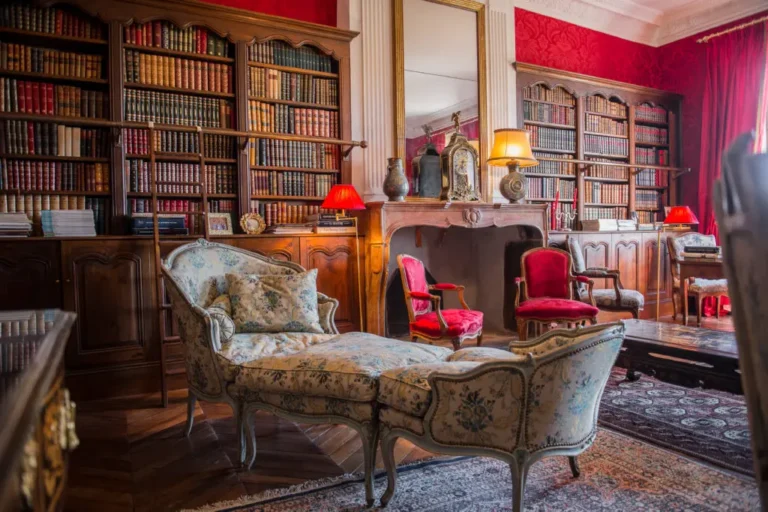 Domaine de Chalaniat Bibilotheque Salon 768x512